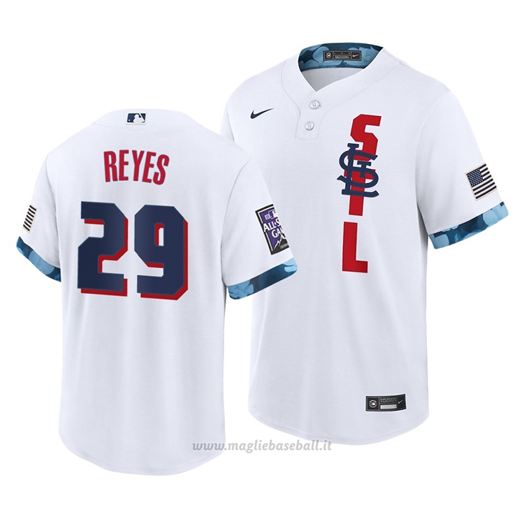 Maglia Baseball Uomo St. Louis Cardinals Alex Reyes 2021 All Star Replica Bianco